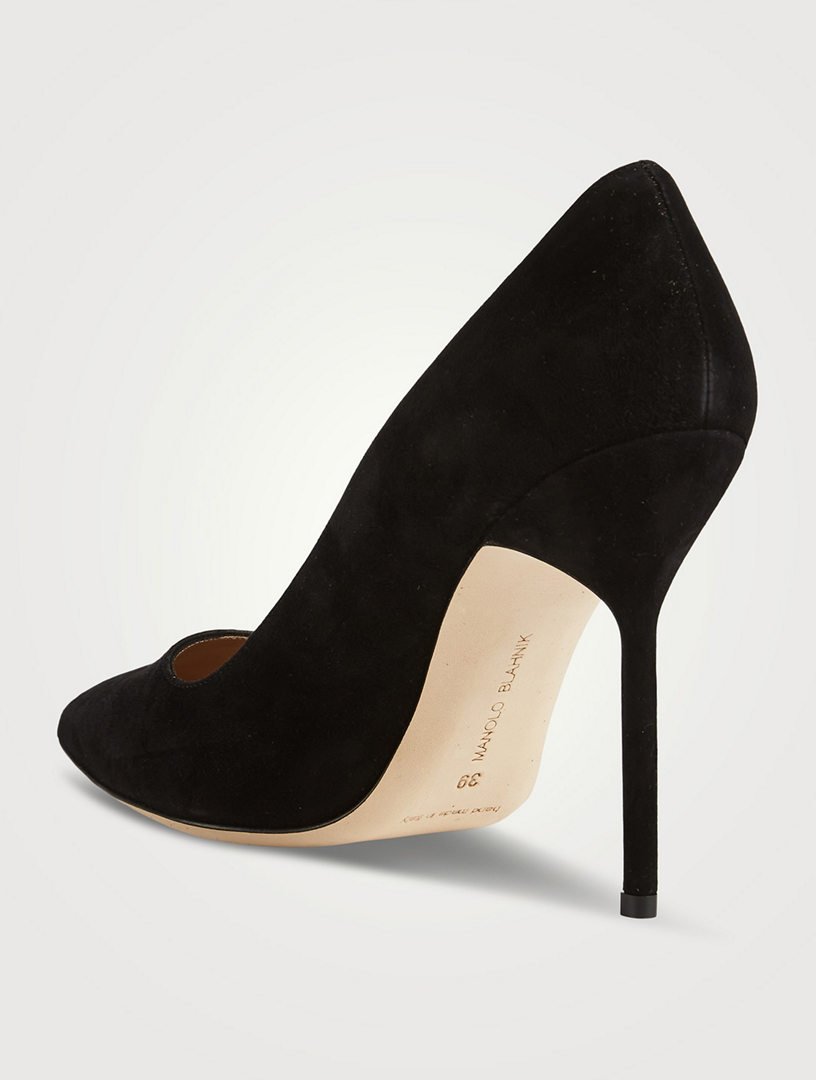 Black Suede Pumps