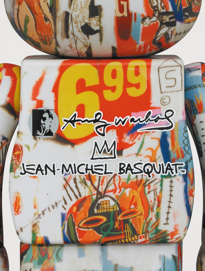 Be@rbrick Andy Warhol x JEAN-MICHEL BASQUIAT #4 1000% Figure