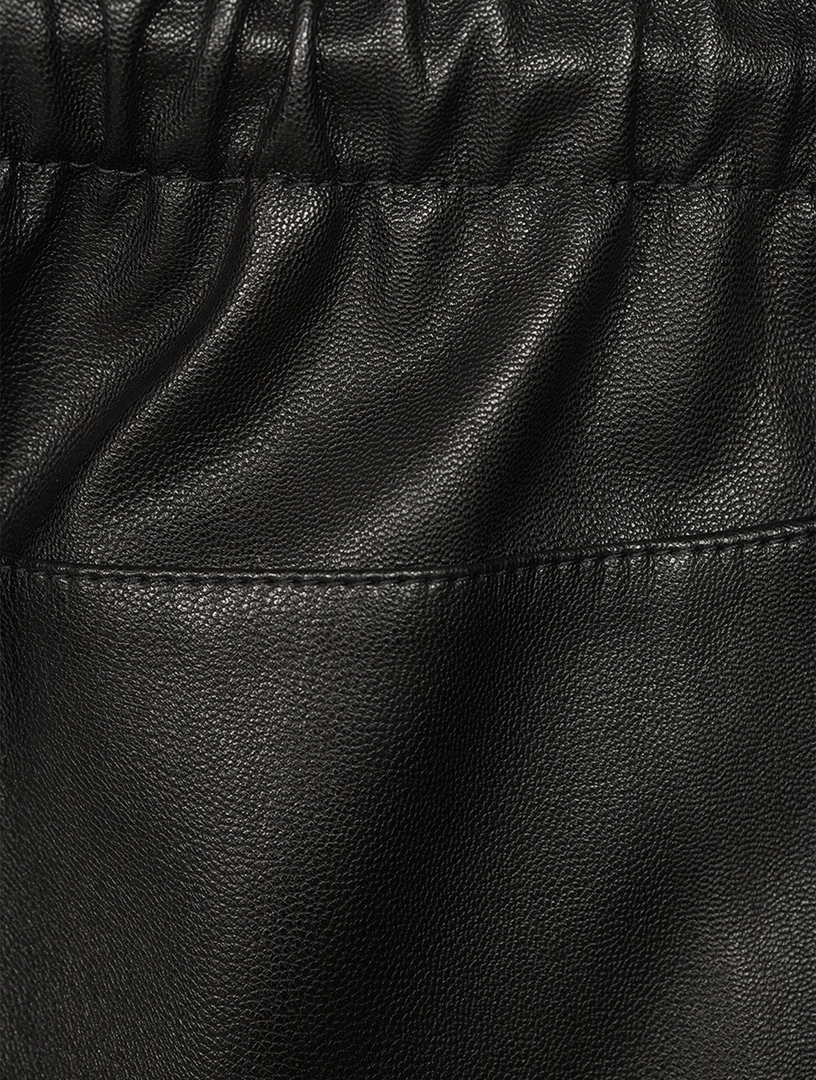 Fergie Vegan Leather Shorts