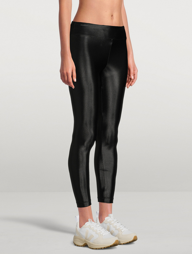 KORAL - Black Shiny Leggings Polyamide Lycra