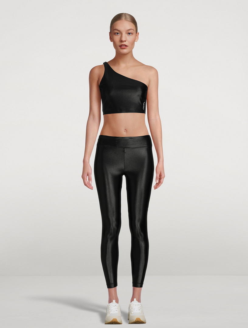 Lustrous High-Waisted Leggings