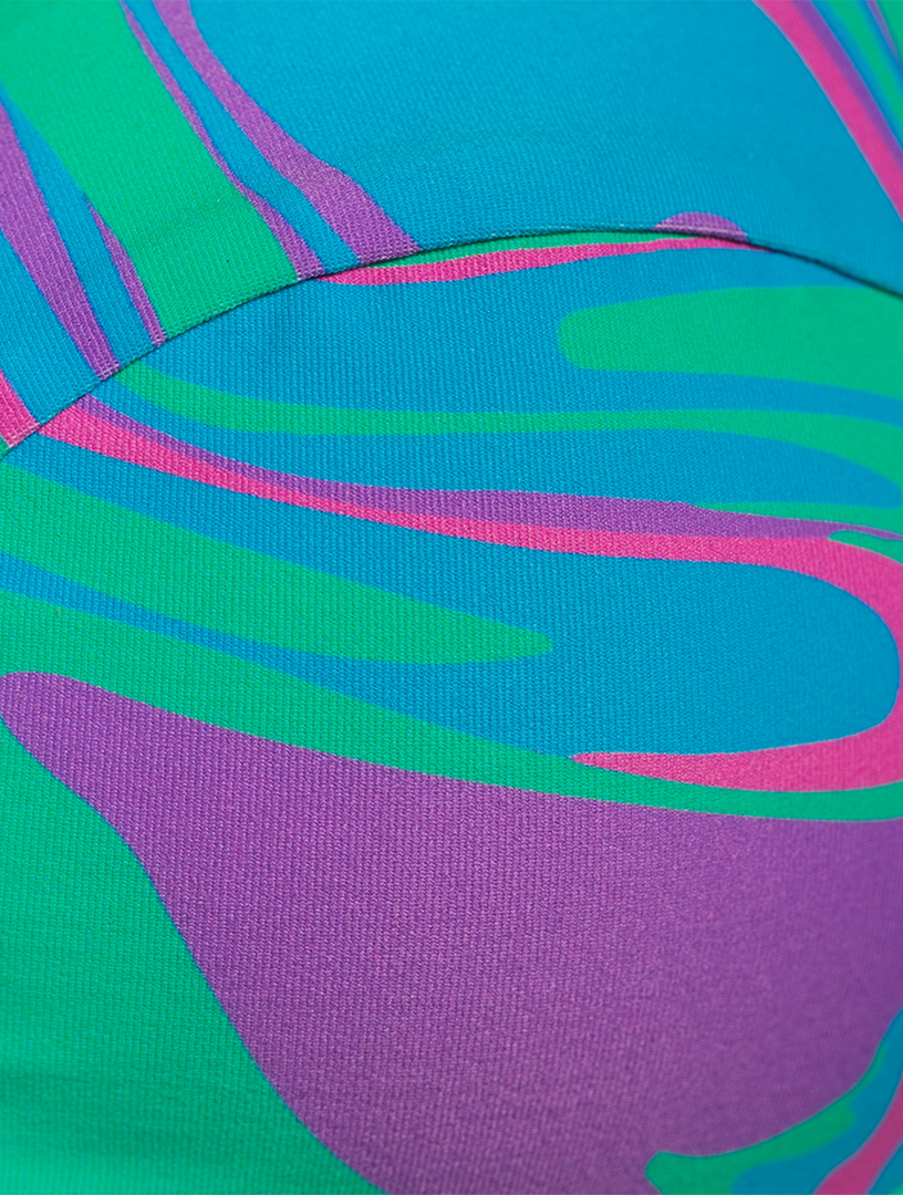 Claudia Printed Bikini Top