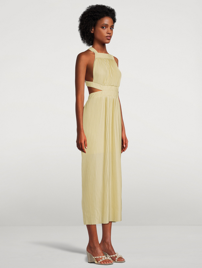 SABINA MUSAYEV Jupiter Cut-Out Midi Dress Holt Renfrew