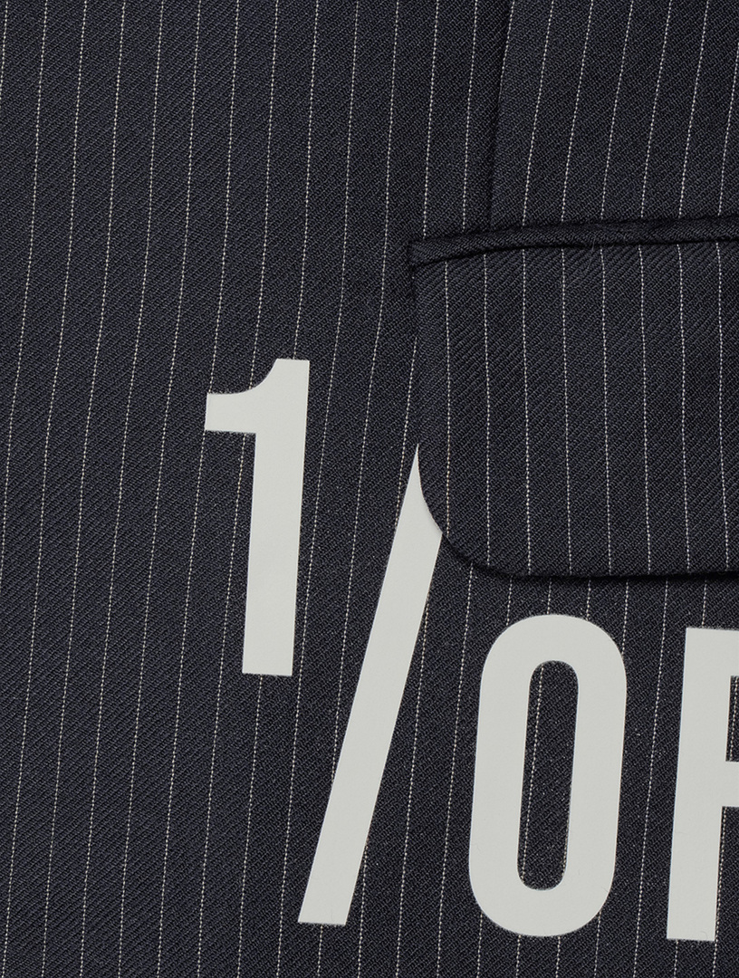 Blazer With Detachable Scarf Trim
