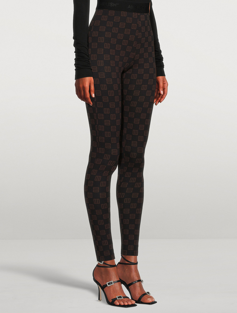 Leggings Monogram Print