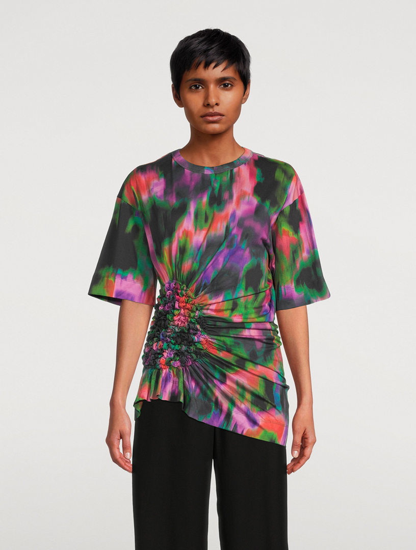 Hege Printed Smocked T-Shirt