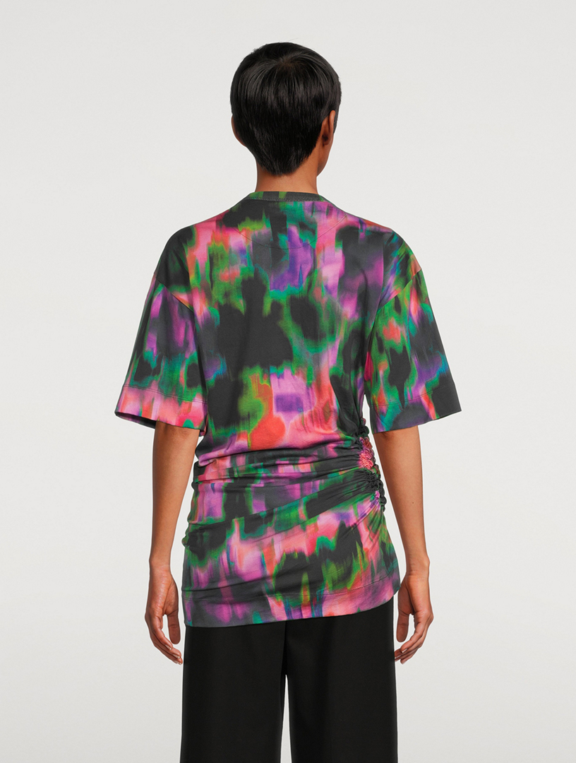 Hege Printed Smocked T-Shirt
