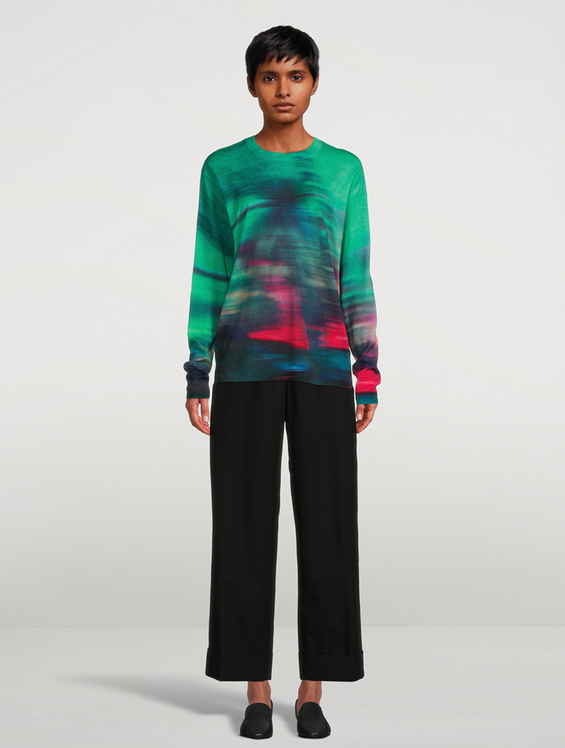 Jentien Printed Sweater