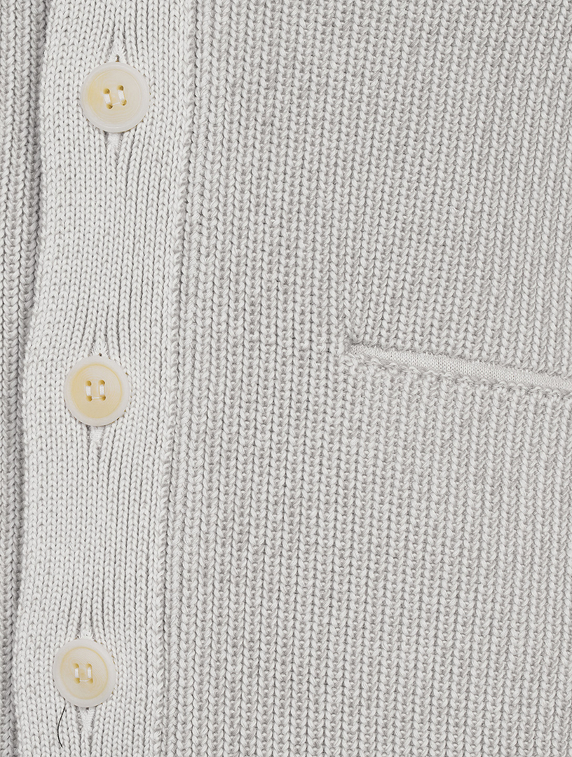 Cotton And Silk Shawl Cardigan