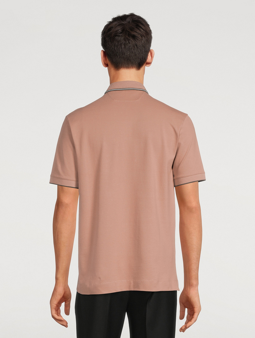 Cotton Stretch Polo Shirt