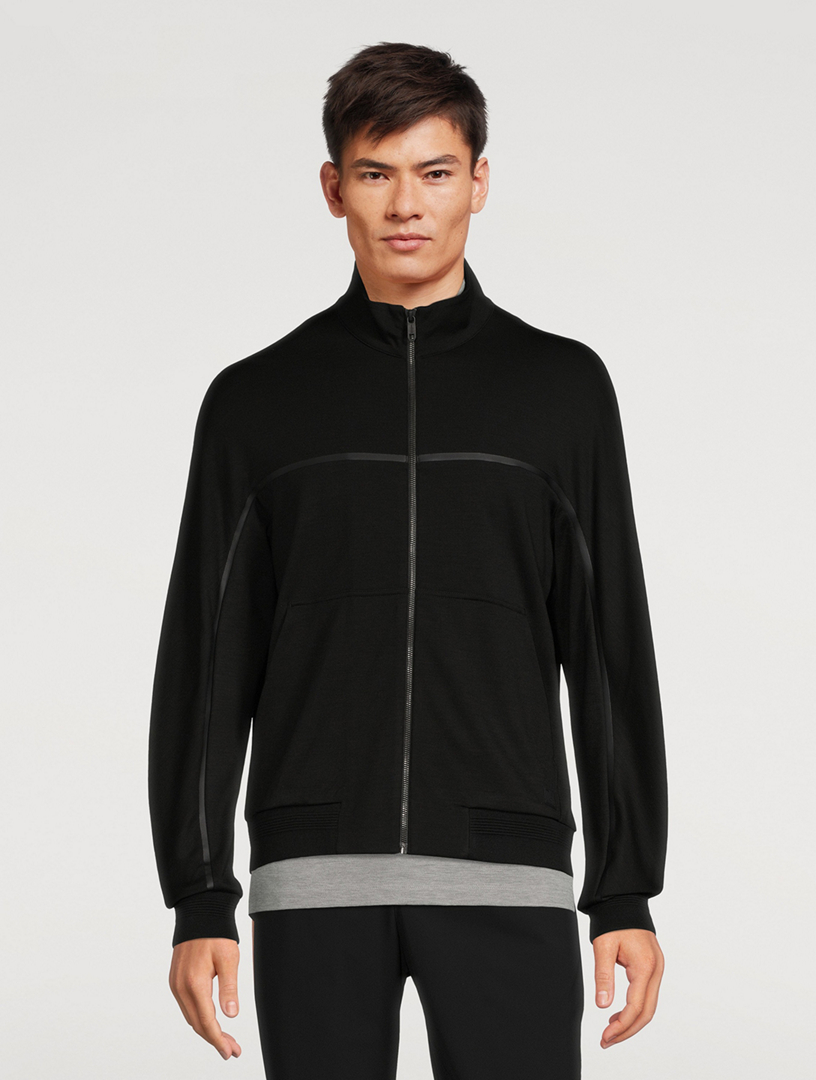 Z ZEGNA Techmerino Wool Zip Sweatshirt | Holt Renfrew 