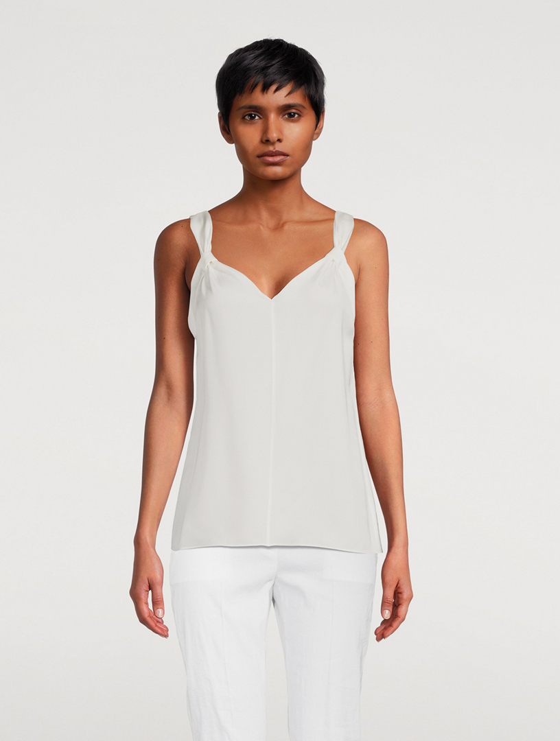 Silk Georgette Tank Top