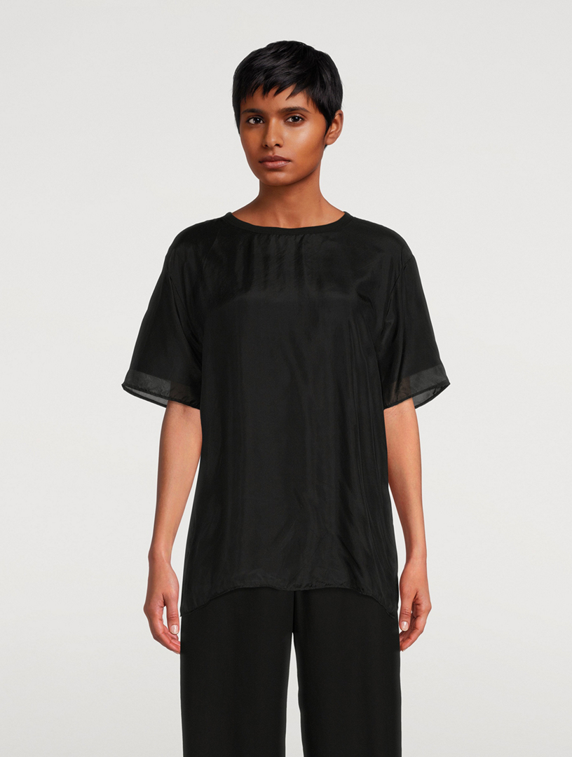 Habbar Cotton And Silk T-Shirt