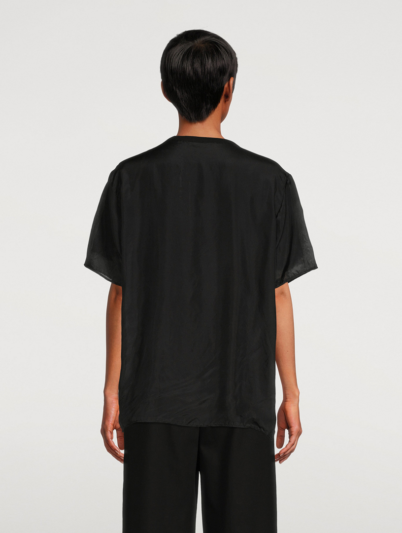 Habbar Cotton And Silk T-Shirt