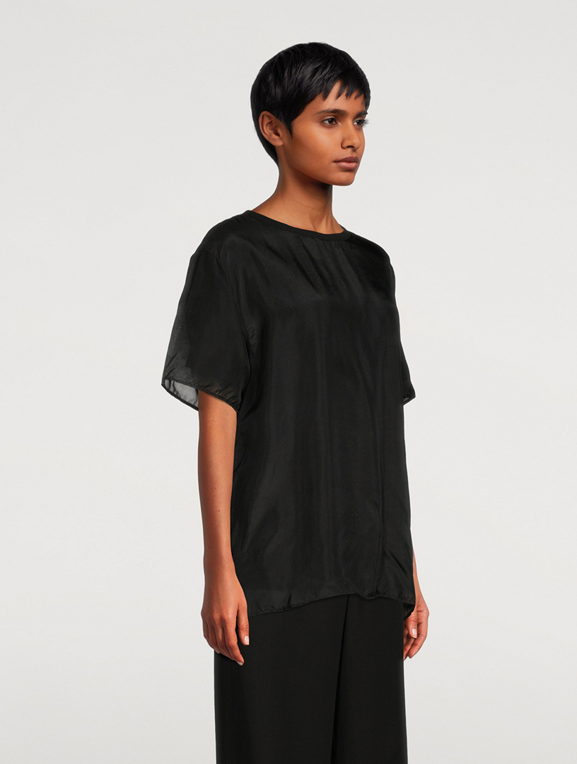 Habbar Cotton And Silk T-Shirt