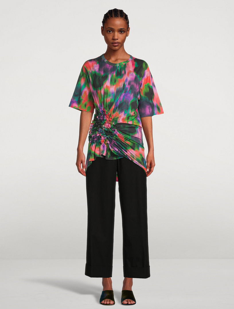 Hege Printed Smocked T-Shirt