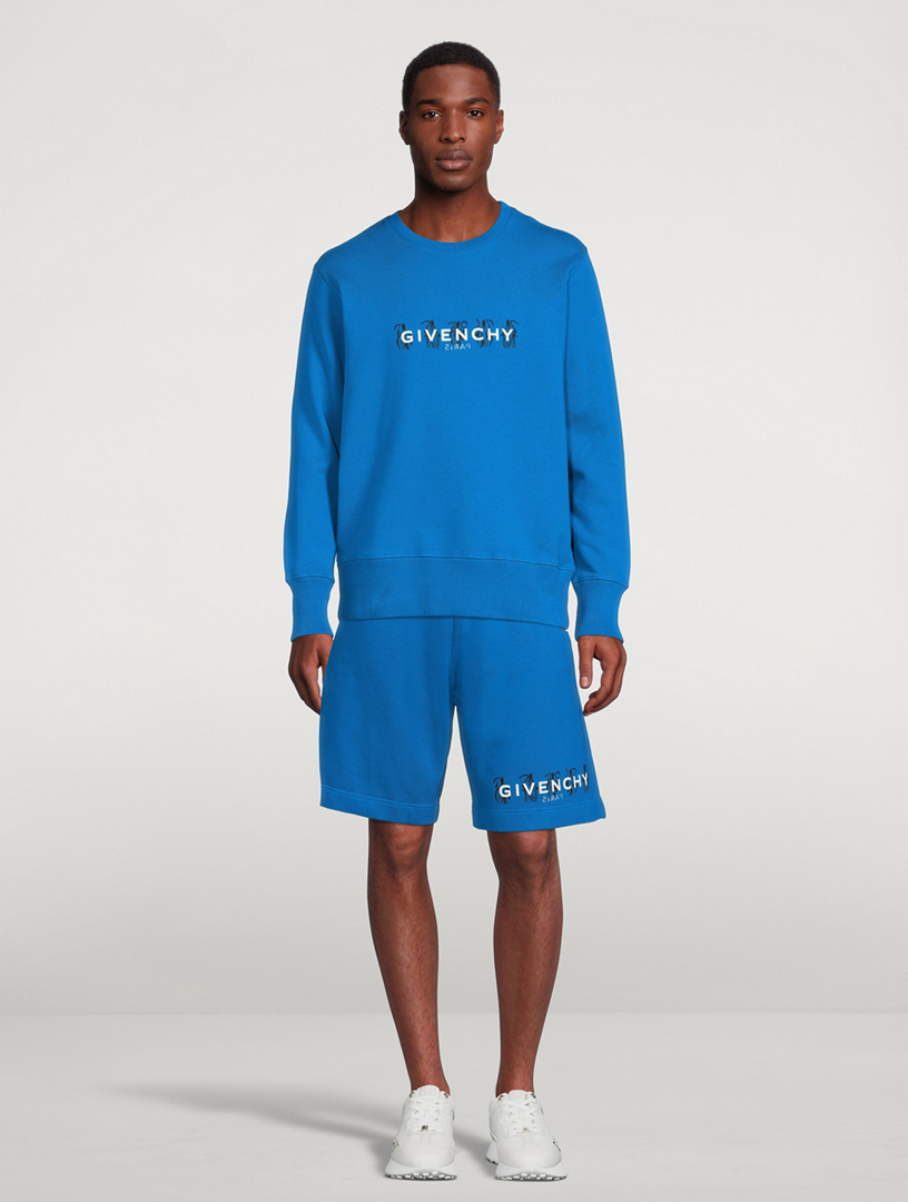 Felpa Shorts With Reaper Print