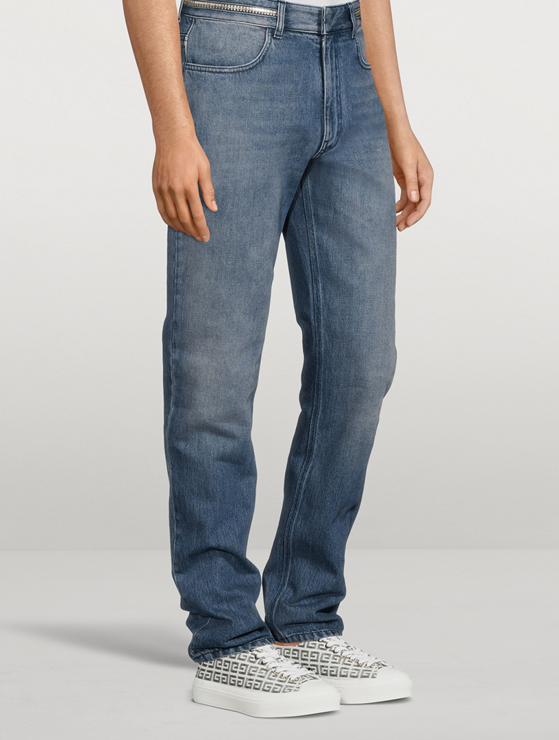 Slim-Fit Jeans With 4G Zipper