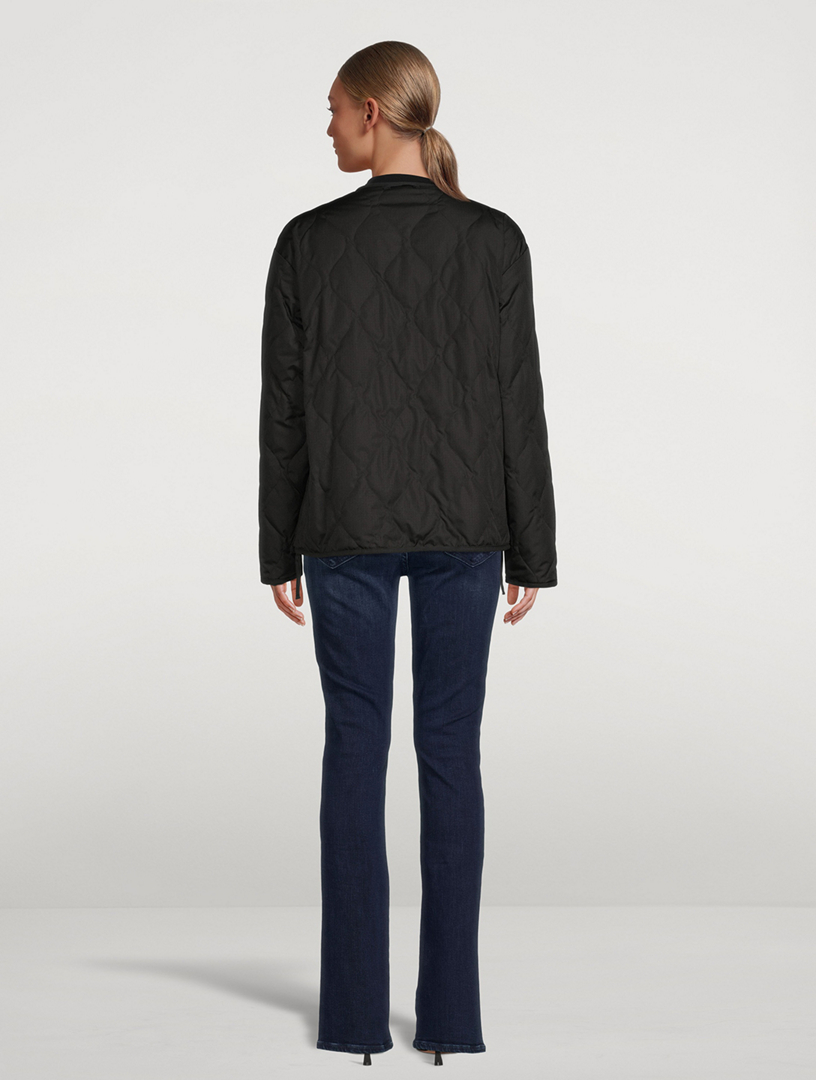 Reversible Down And Faux Shearling Jacket