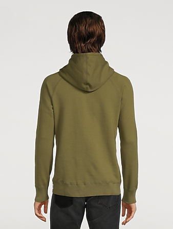 REIGNING CHAMP Midweight Terry Cotton Hoodie  Green