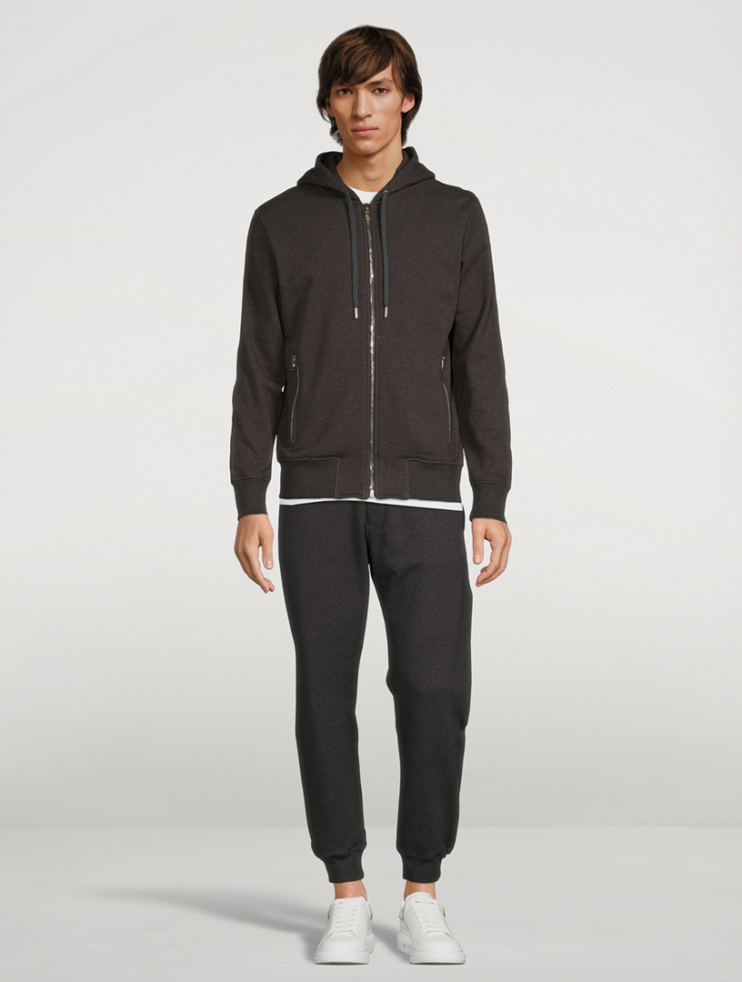 ALEXANDER MCQUEEN Cotton Zip Hoodie | Holt Renfrew