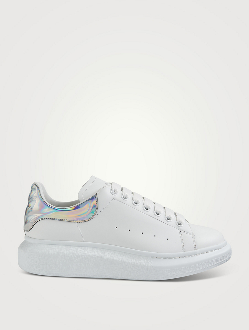 Alexander mcqueen blanche outlet et argent