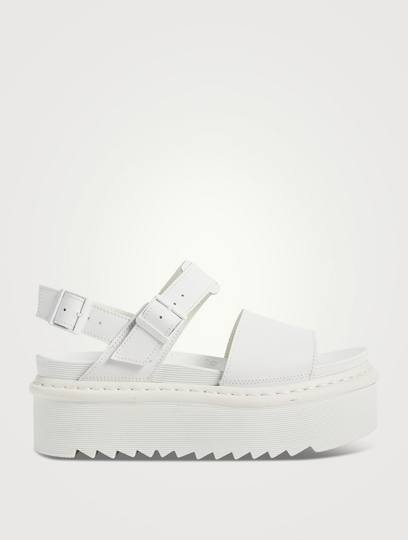 MARTENS Sandales Voss Quad en cuir à semelle plateforme Holt