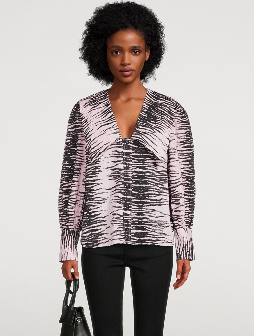 Organic Cotton Shirt Animal Print