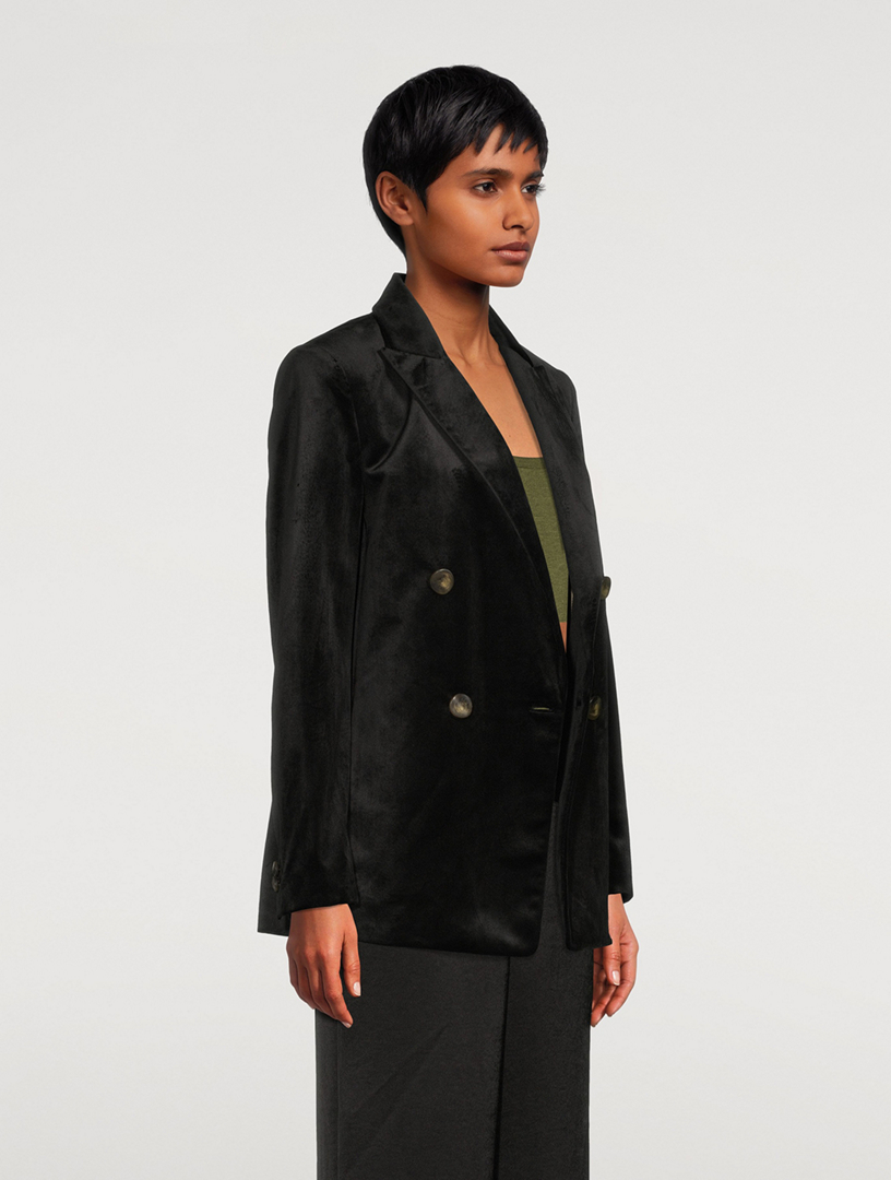 Vince velvet blazer hotsell