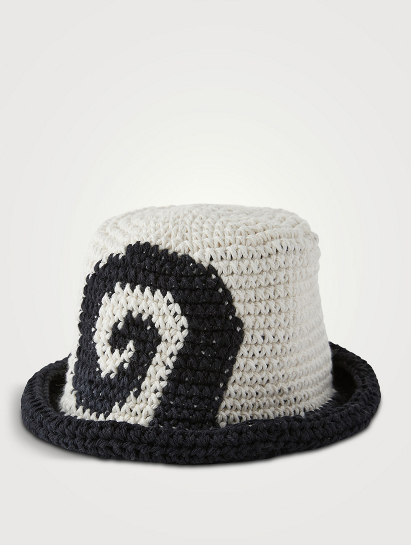 Swirly Crochet Rolled Brim Hat