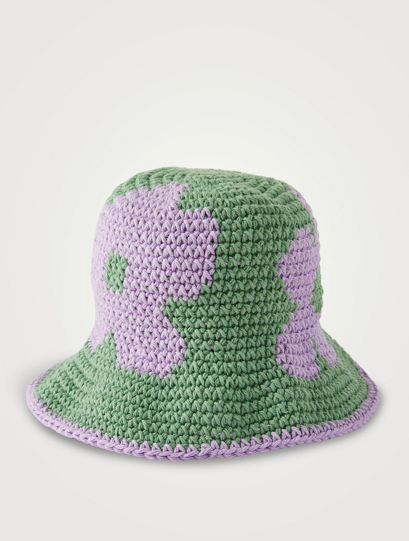 Flower Crochet Bucket Hat