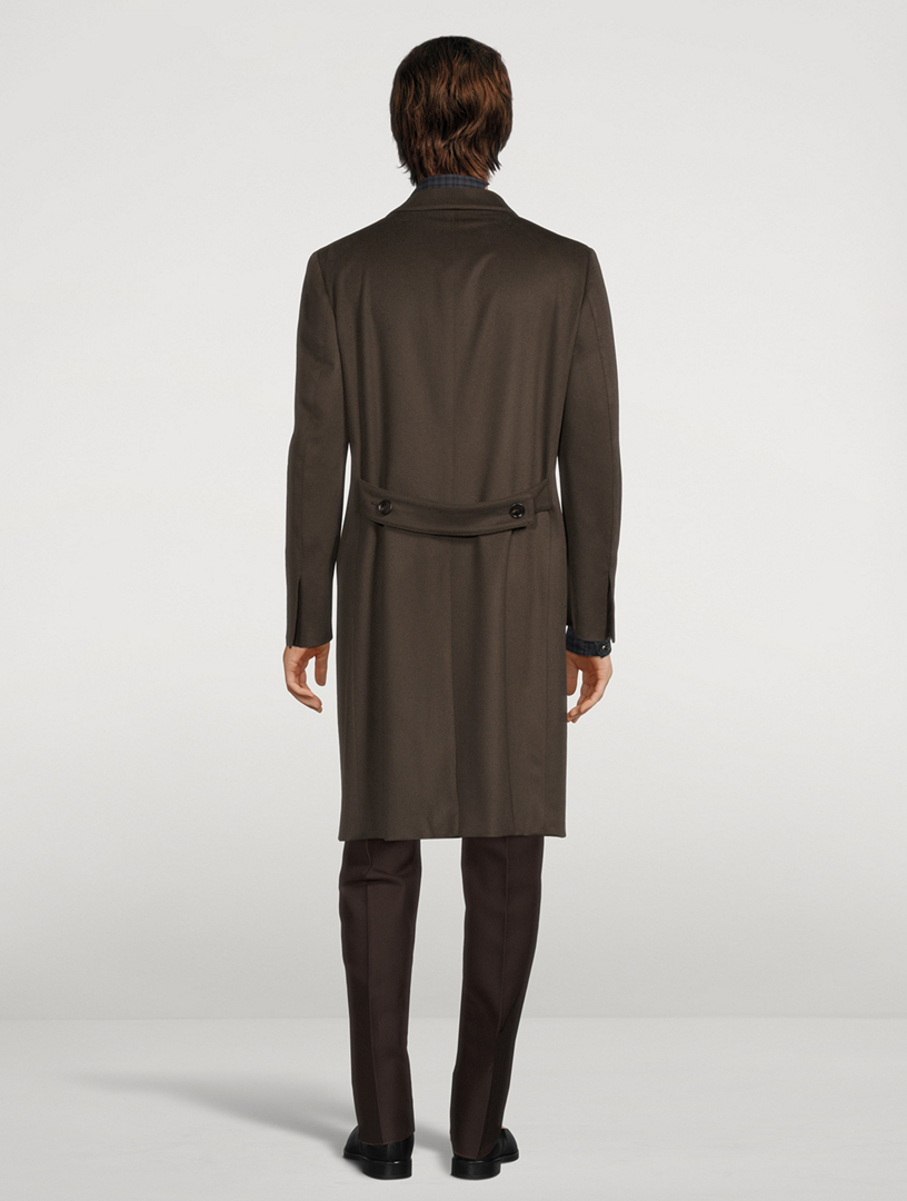 Cashmere Double-Breasted Coat