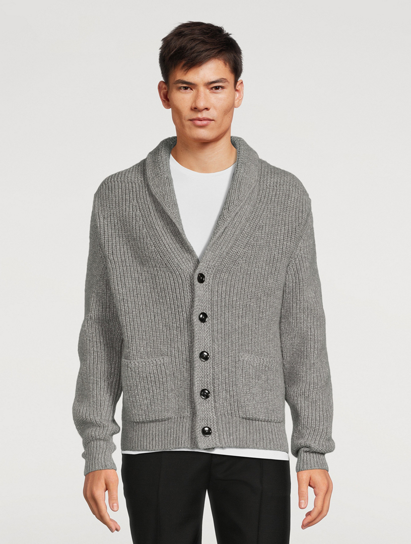 Cashmere Alpaca And Silk Shawl Cardigan
