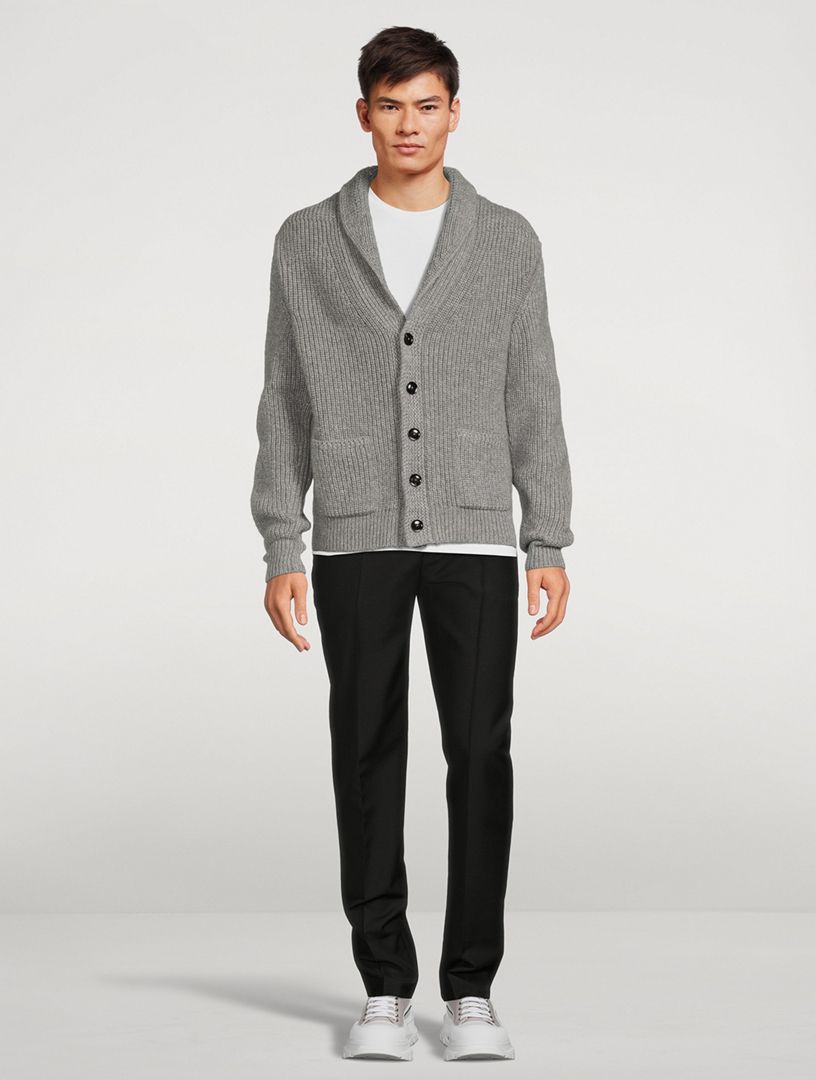 Cashmere Alpaca And Silk Shawl Cardigan