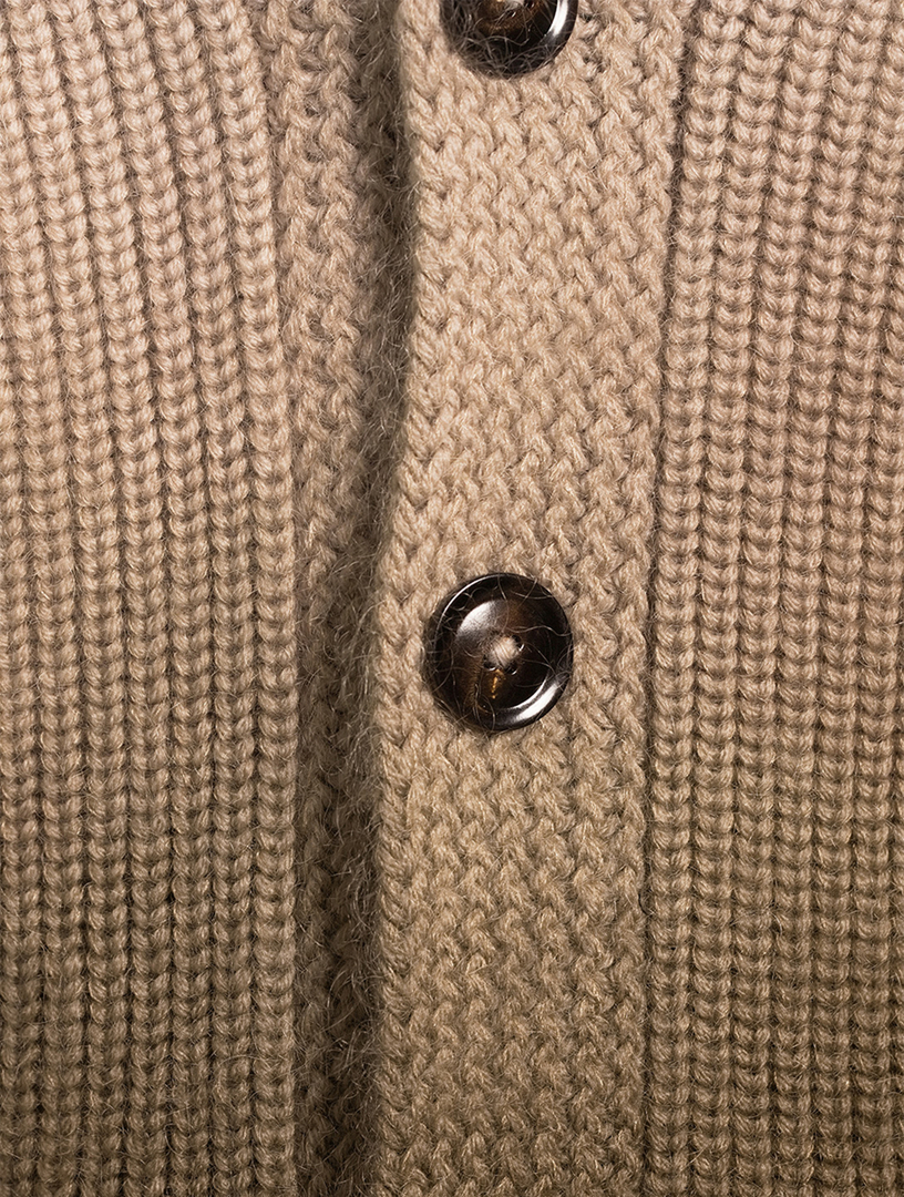 TOM FORD Wool Mohair And Silk Dip-Dye Cardigan | Holt Renfrew