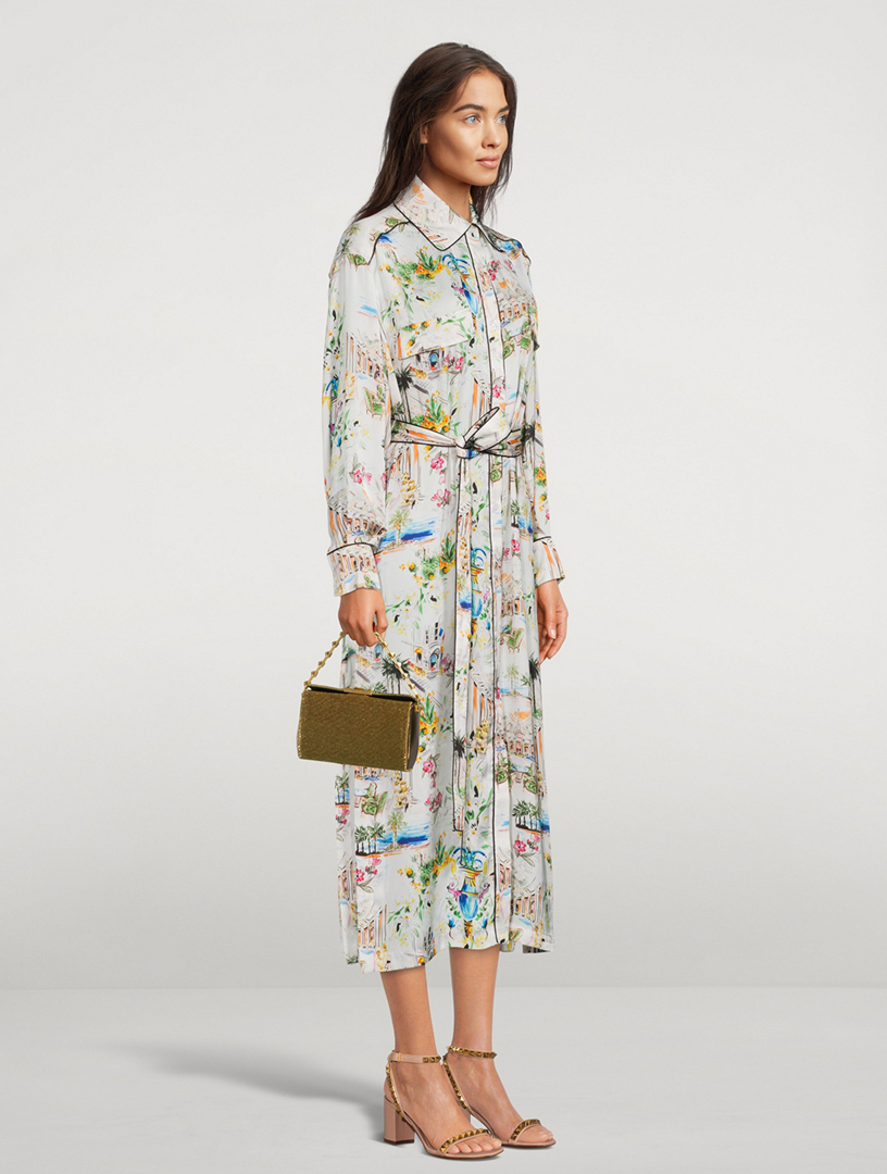 cote d azur maxi dress Monday Swimwear Cote D'Azur Metric-Pattern Maxi Dress - Lattice Geo