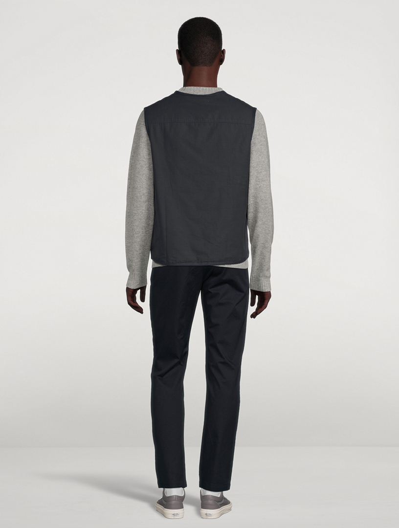 Victor Crispy Check Zip Vest