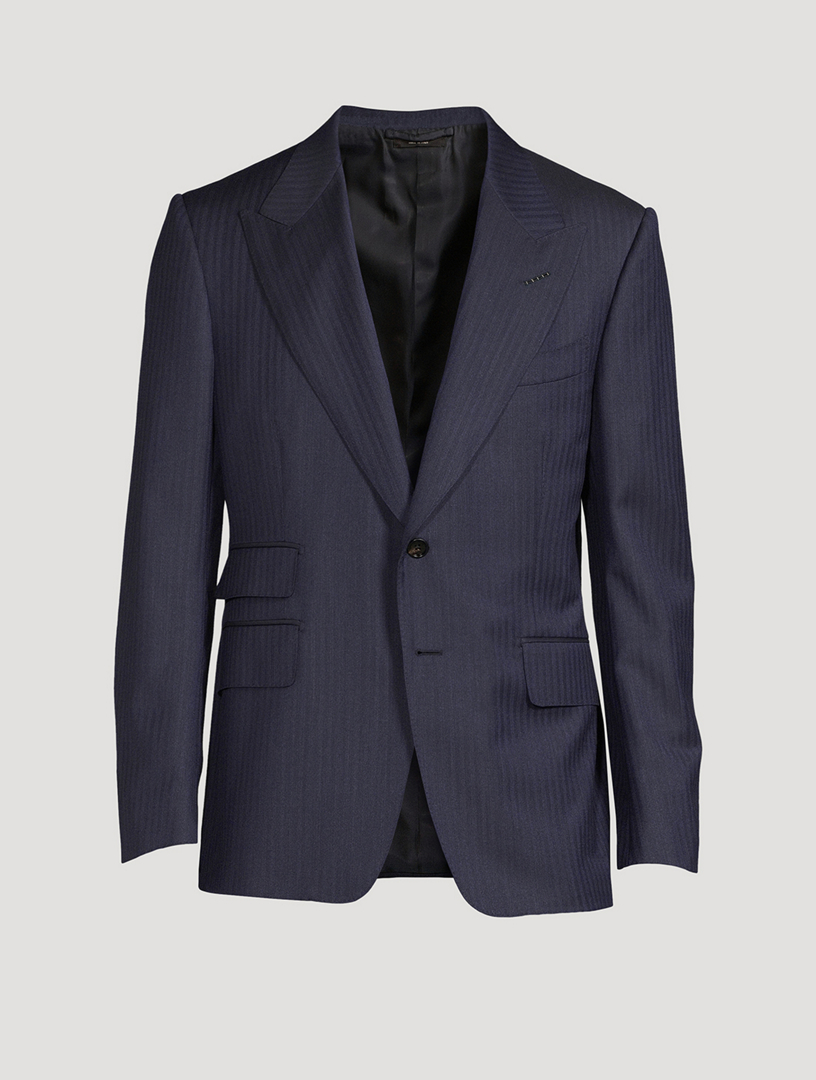 TOM FORD Wool Peak-Lapel Jacket | Holt Renfrew