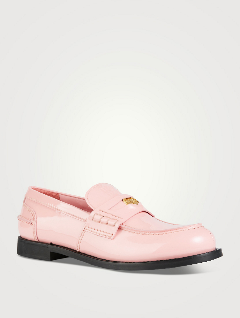 MIU MIU Leather Penny Loafers | Holt Renfrew