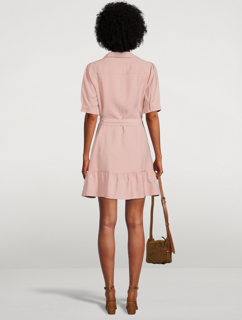 Mayslie Belted Shirt Dress