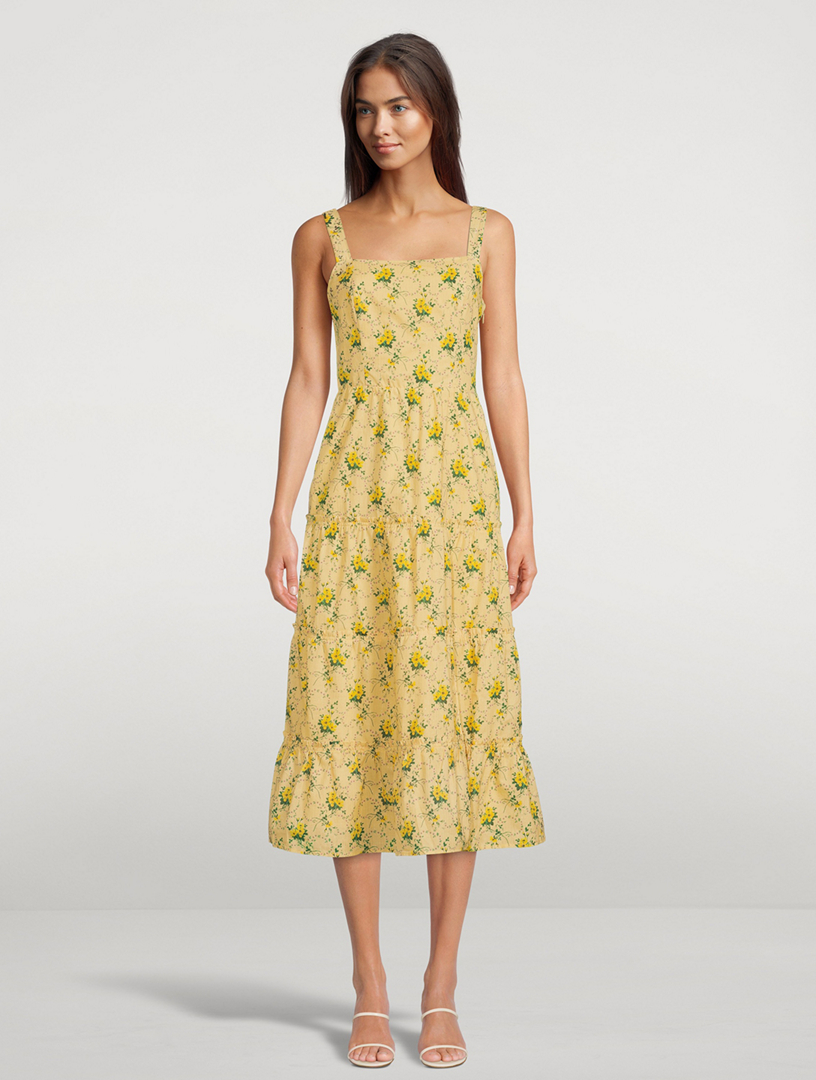 Tamika Midi Dress Floral Print