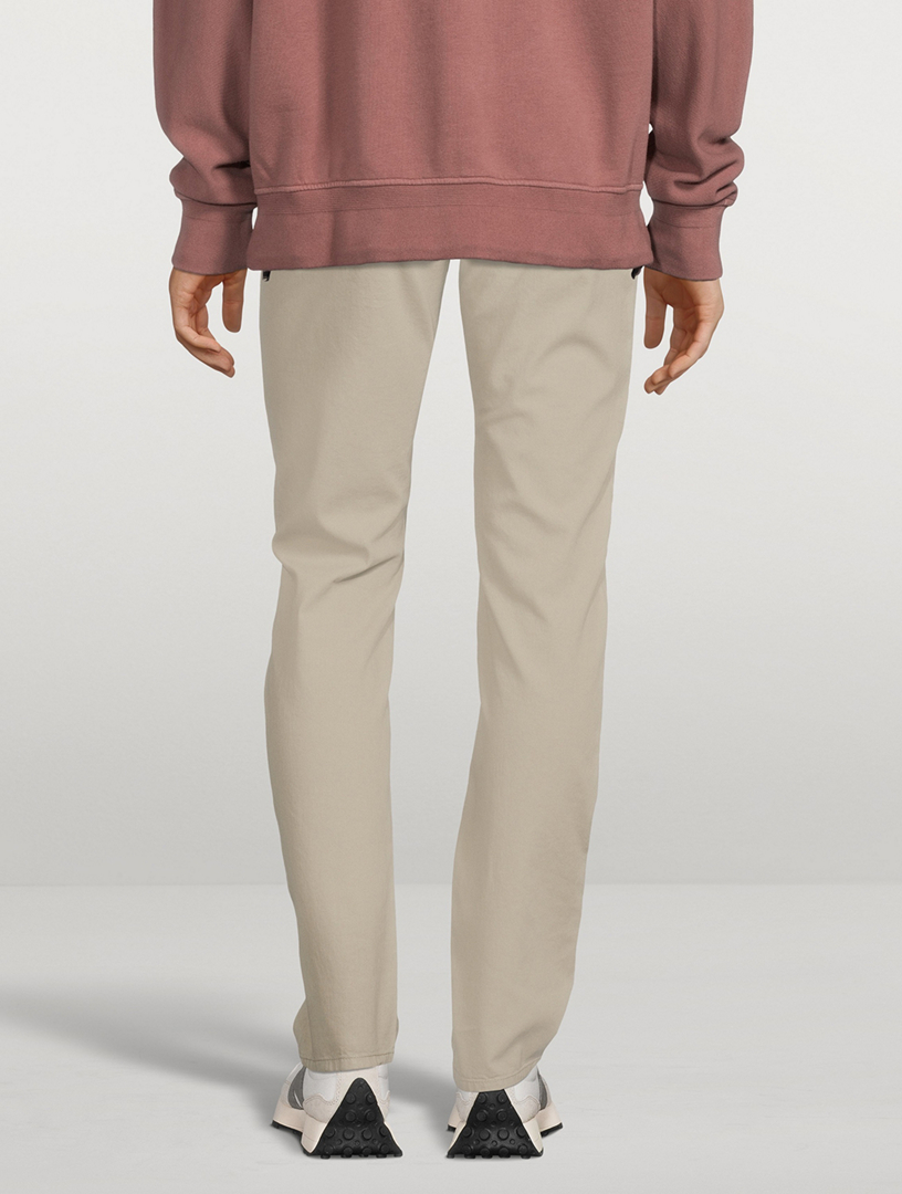 Cotton And Linen-Blend Jeans