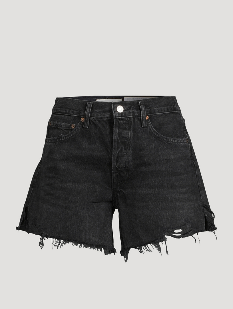 Parker Long Denim Shorts