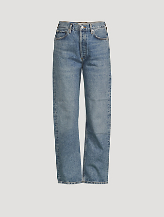 90s Pinch Waist Straight Jeans