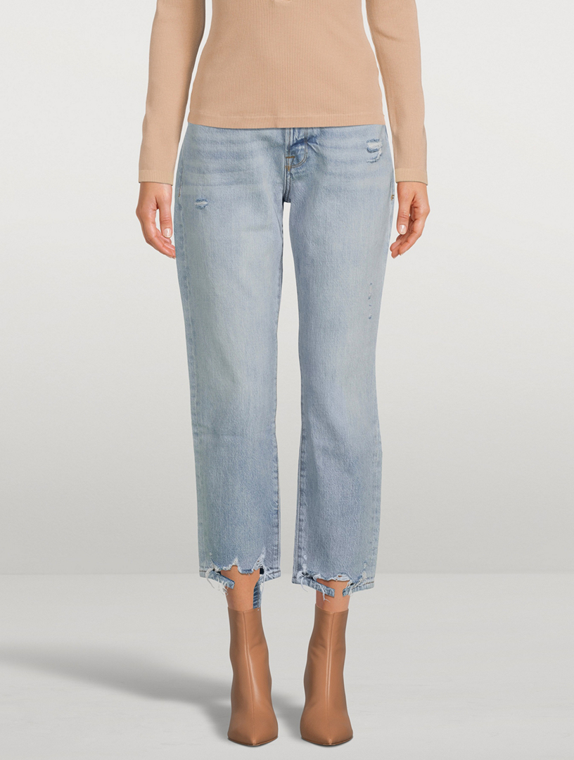 Frame ripped hot sale jeans