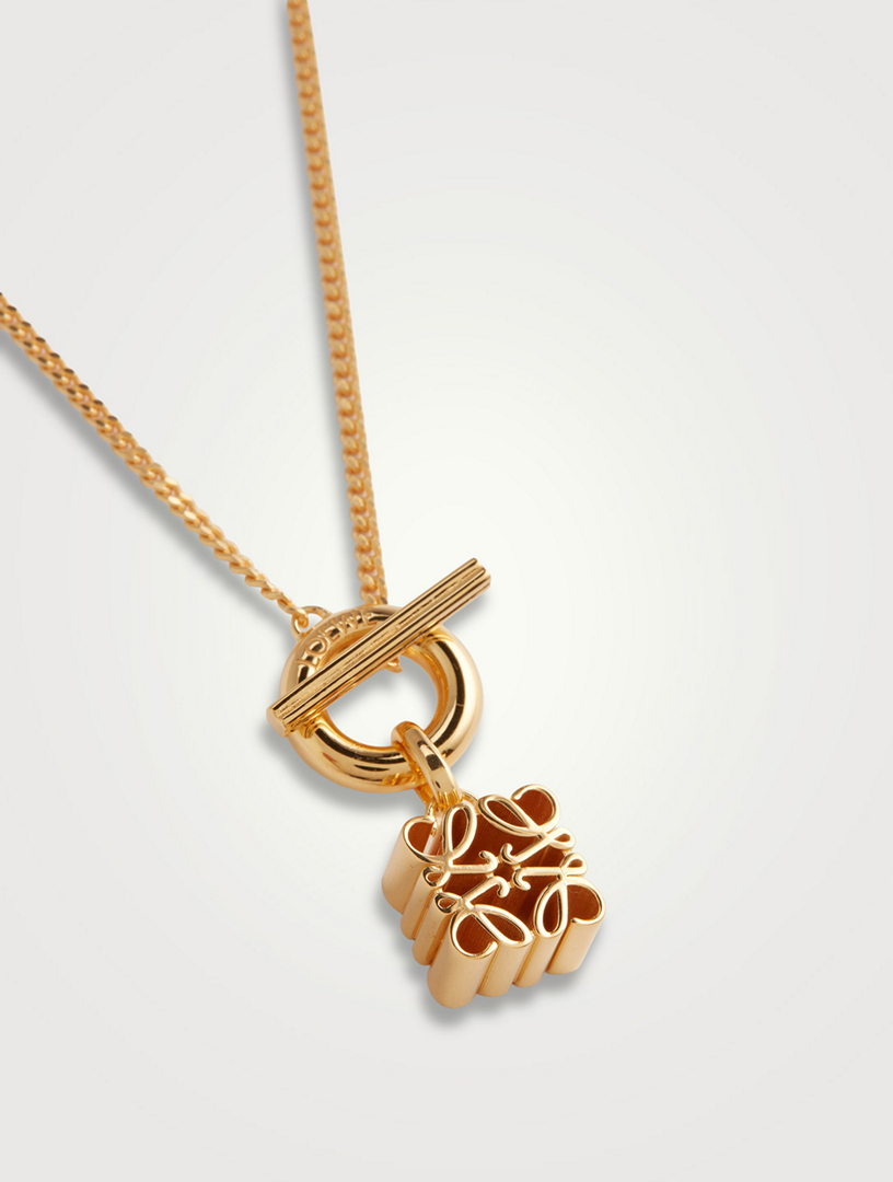 LOEWE Anagram Pendant Necklace | Holt Renfrew