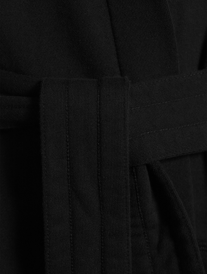 REIGNING CHAMP Midweight Terry Embroidered Hooded Robe