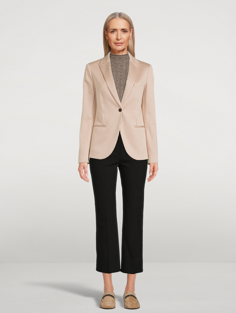 Staple Blazer Check Print