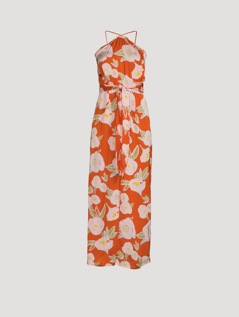 Luz Maxi Dress In Peony Print