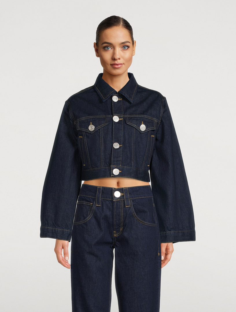 Oversized Detail Denim Jacket